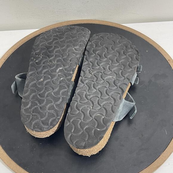 Birkenstock Mayari Sandals Womens Size 9 40 Leather Cork Slip On Comfort Shoes - Picture 11 of 12